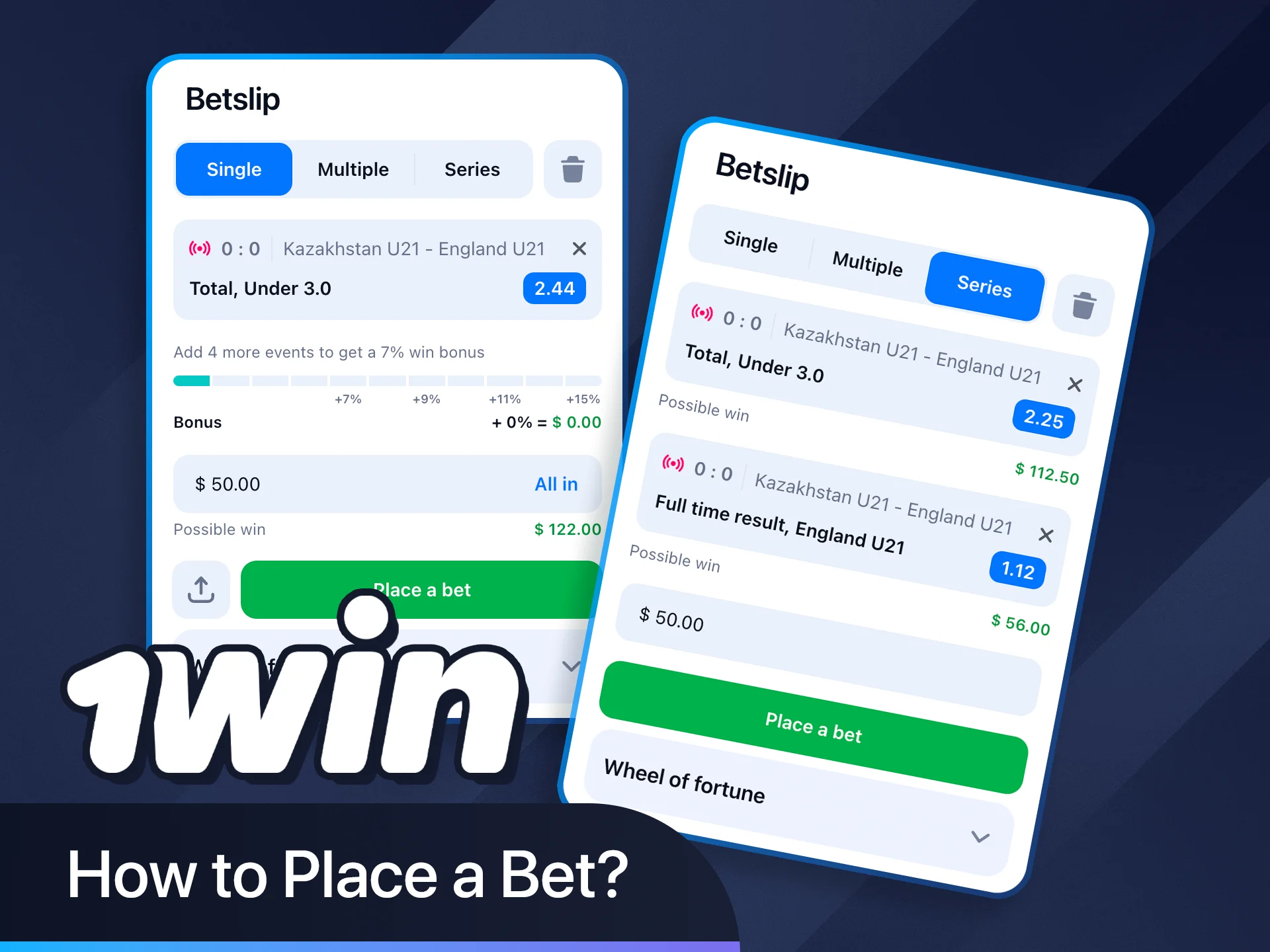 Discover easy betting steps in the 1win.