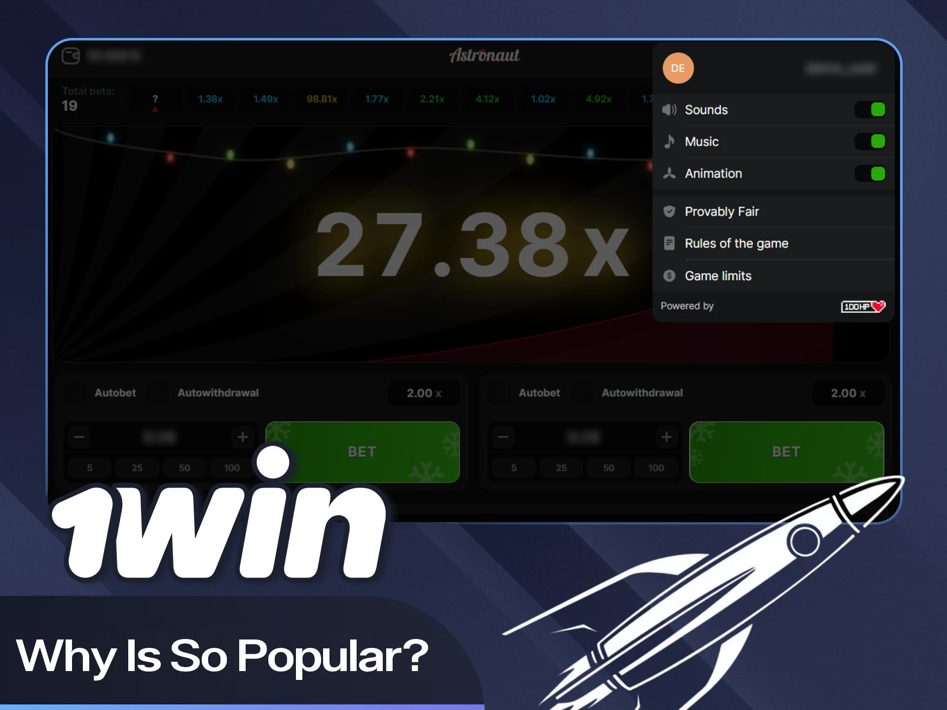 Discover why players love Astronaut on the official 1win website today.