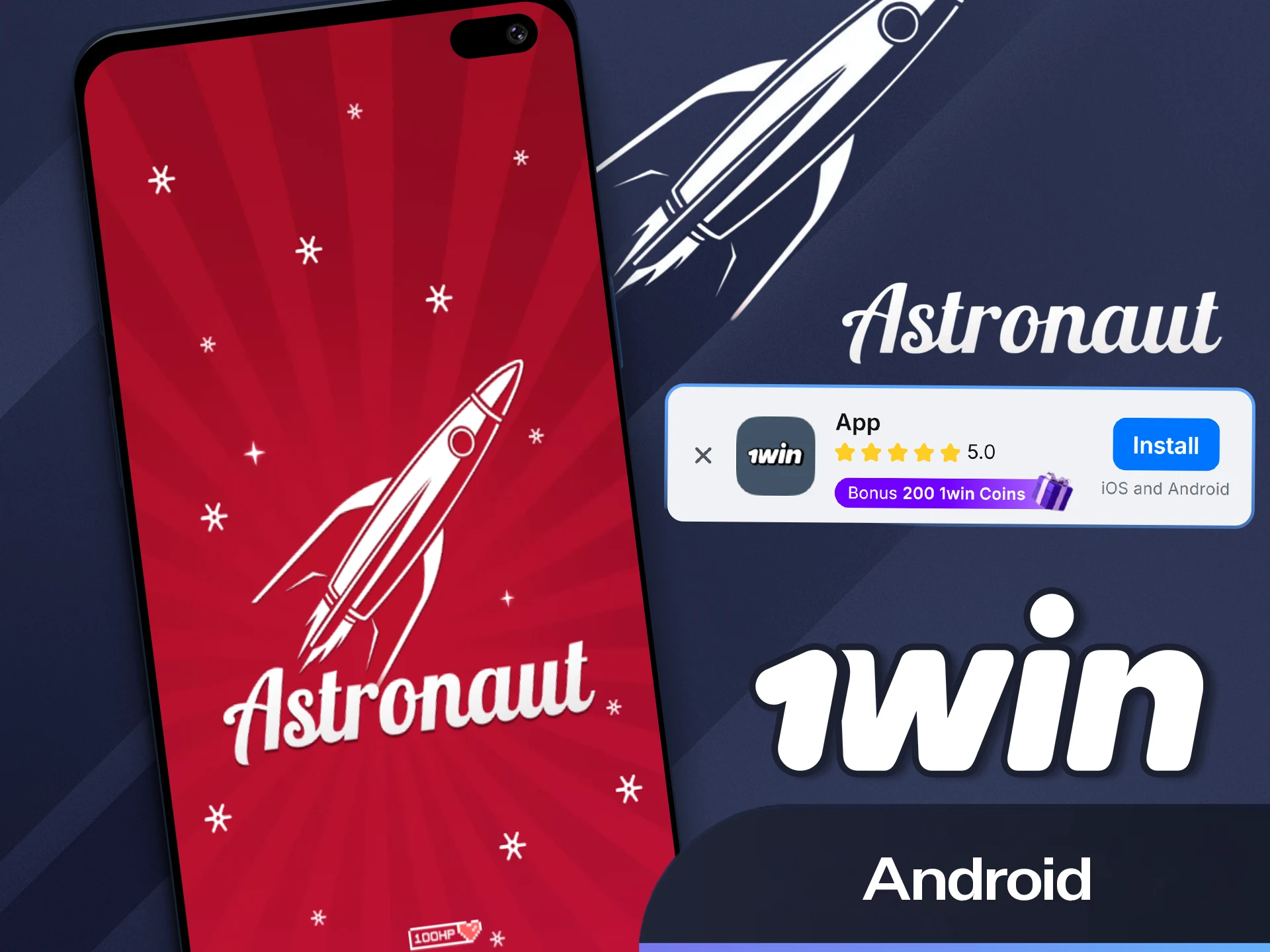 Get the Android app directly from the official 1win website now.