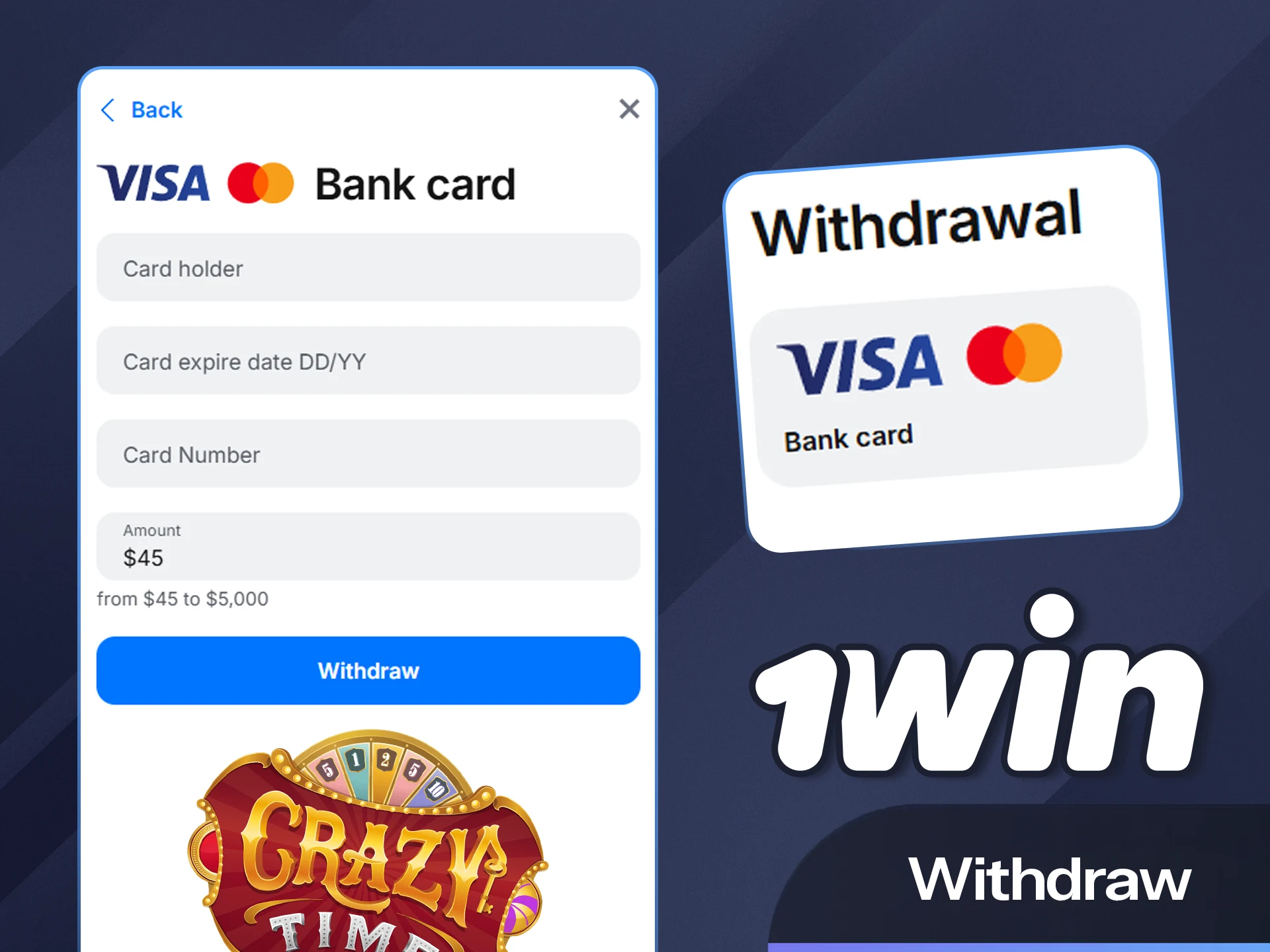 Cash out your winnings from the official 1win website right now.