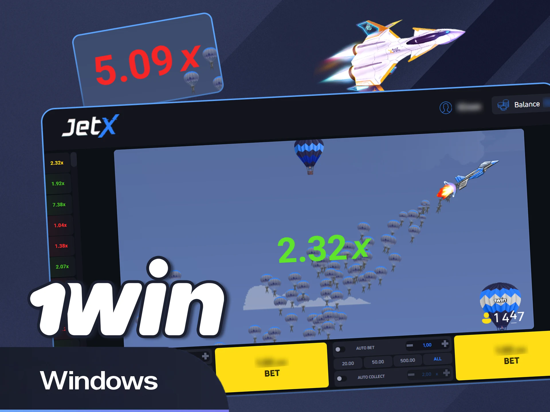 Download the Windows desktop software from the official 1win website today.