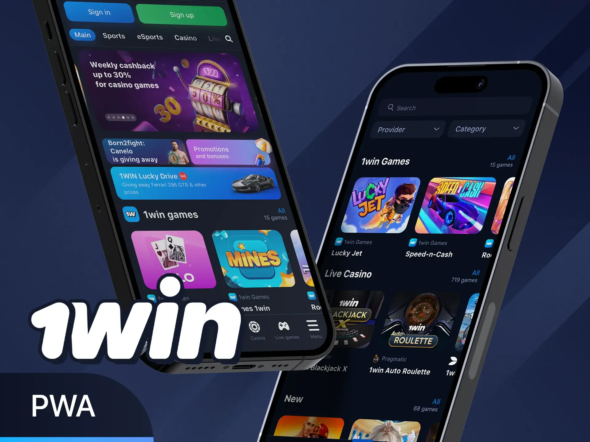 Discover the 1win progressive web app for instant play.