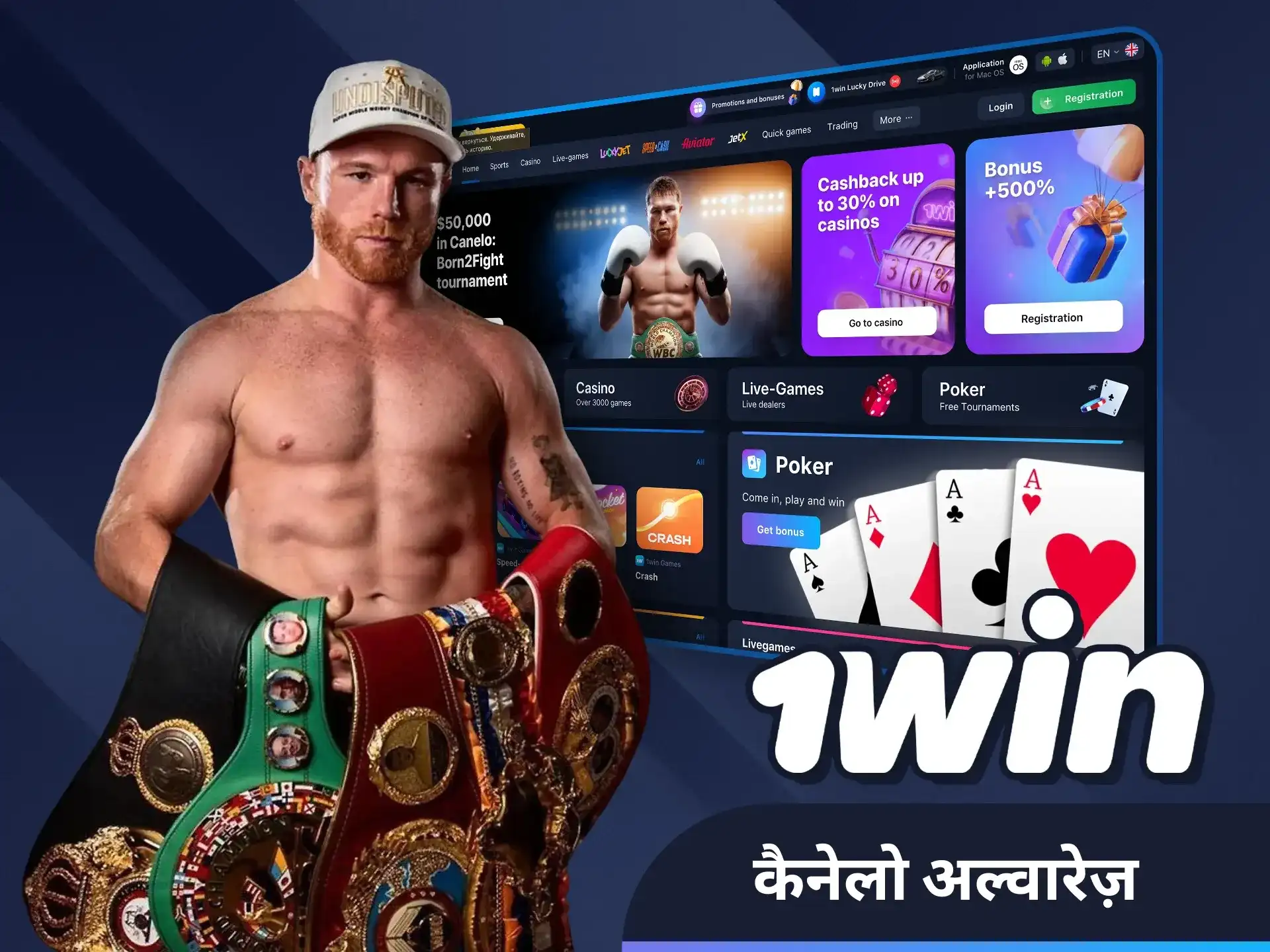 1win के साथ कैनेलो अल्वारेज़ की साझेदारी के बारे में जानें।
