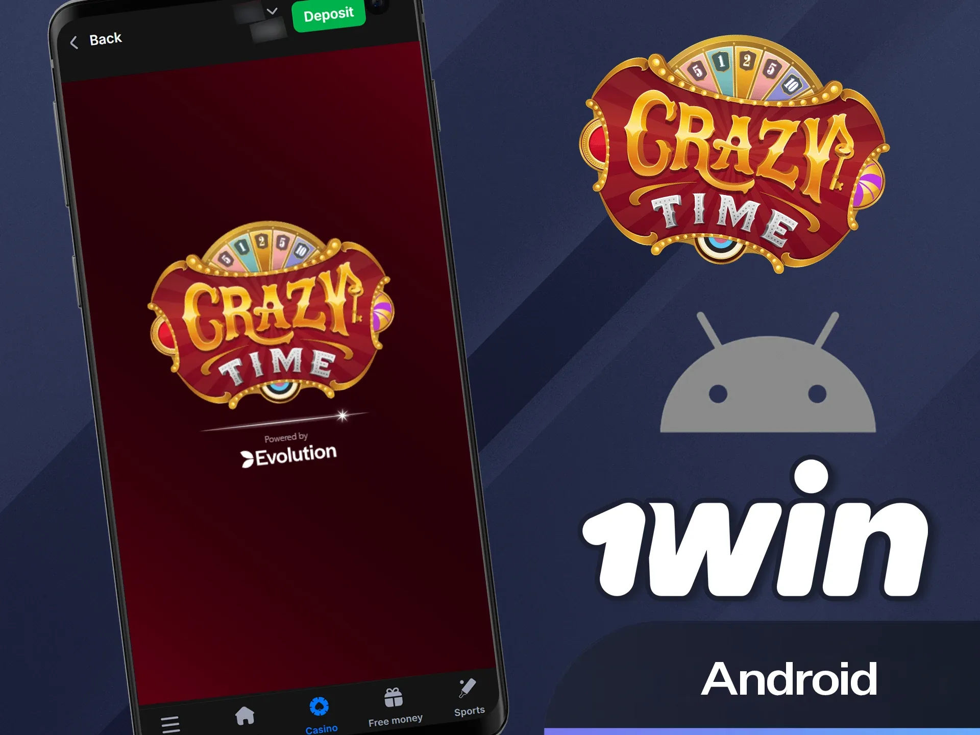 Get the Android app directly from the official 1win website today.