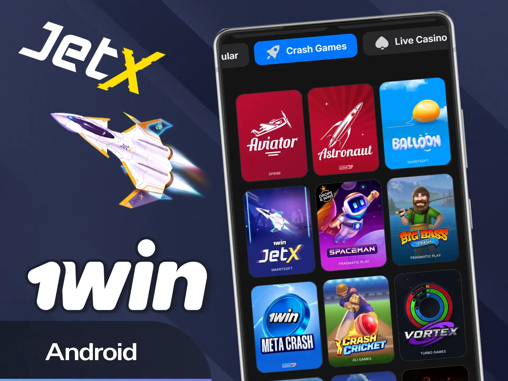 Get the Android app directly from the 1win website today.