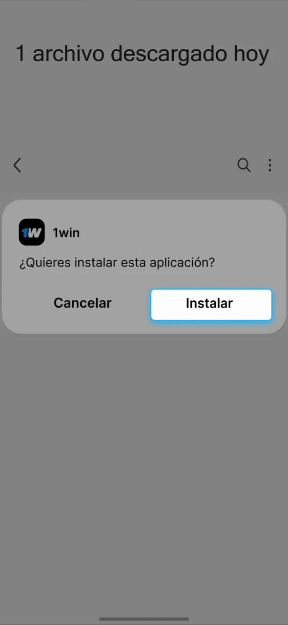 Descubre cómo instalar la aplicación de 1win en solo unos pocos toques.