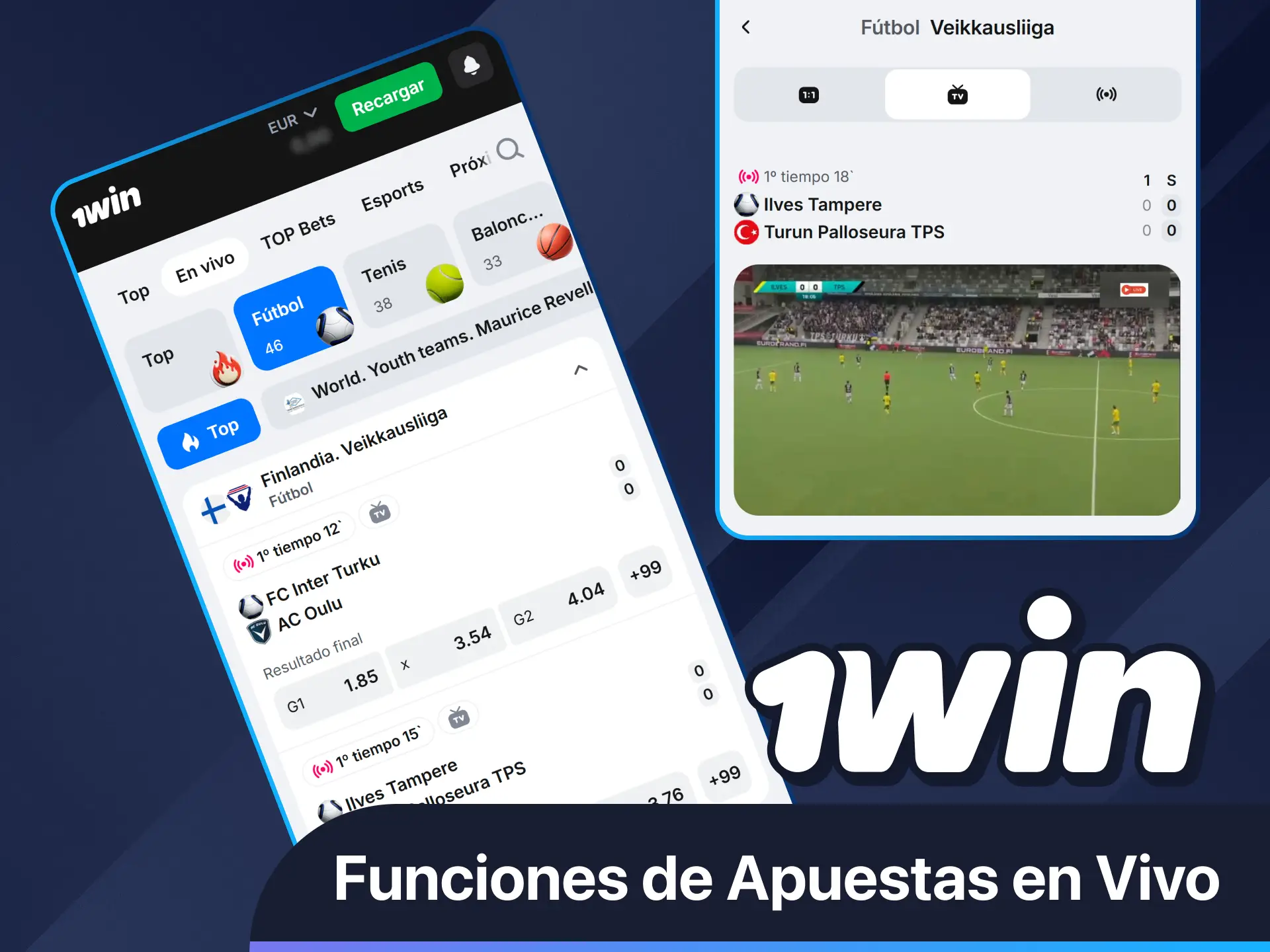 Juega a tragamonedas, juegos de cartas y más en 1win casino desde tu móvil.