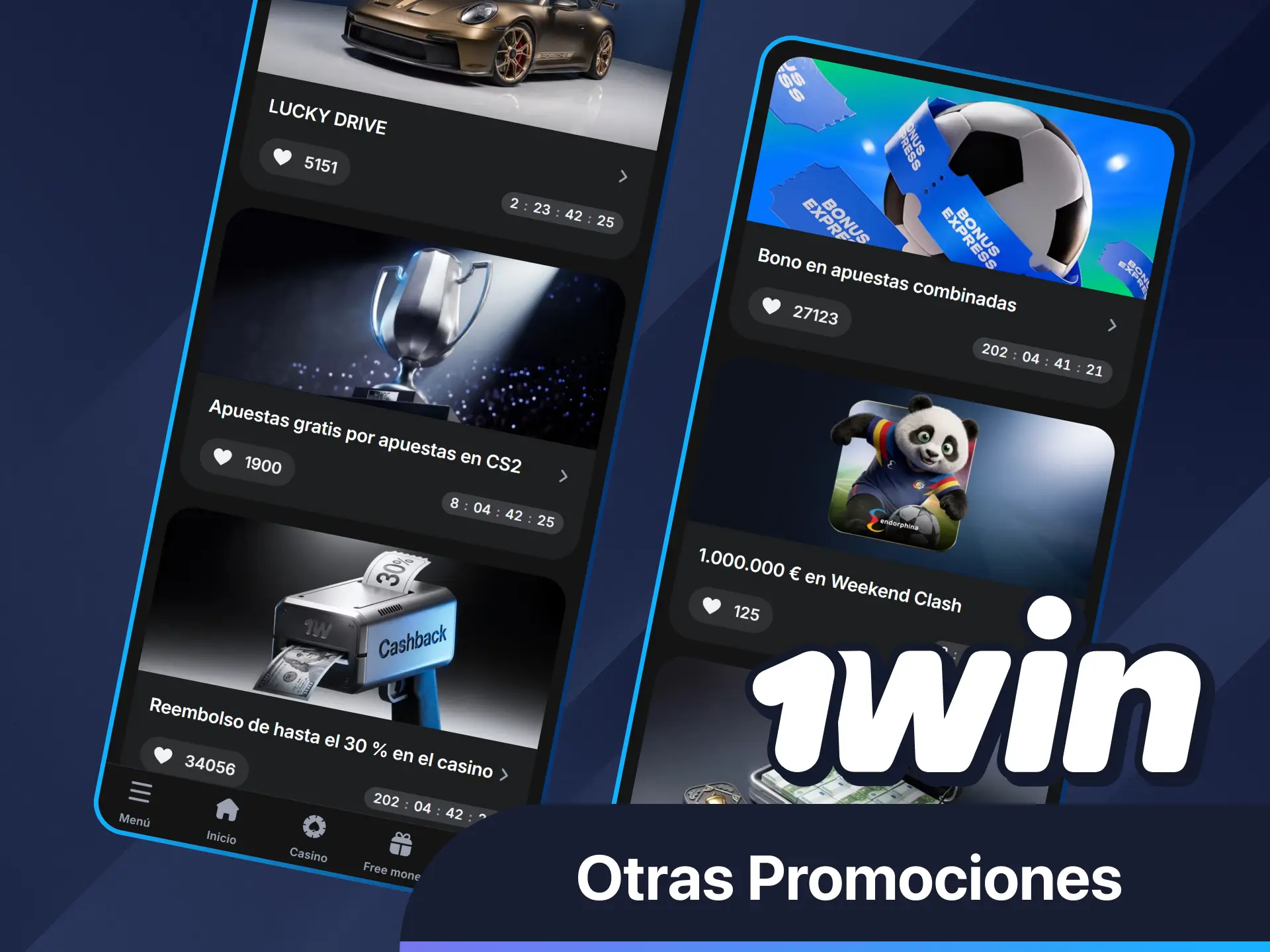 Explora bonos exclusivos para móviles en la aplicación de 1win.