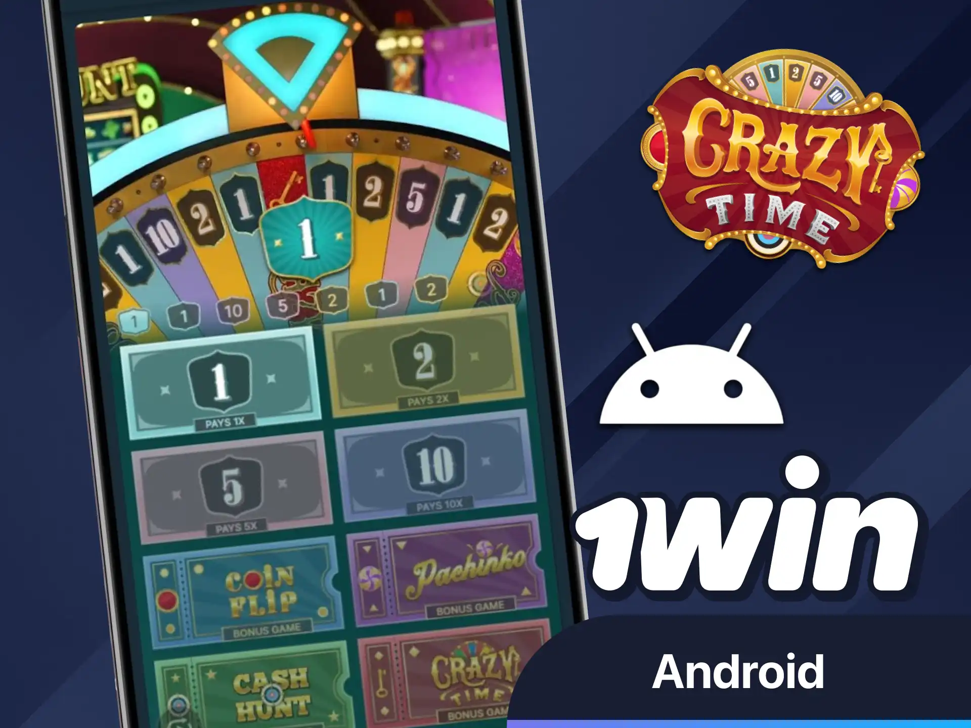 Obtén la aplicación para Android directamente desde el sitio web oficial de 1win hoy mismo.