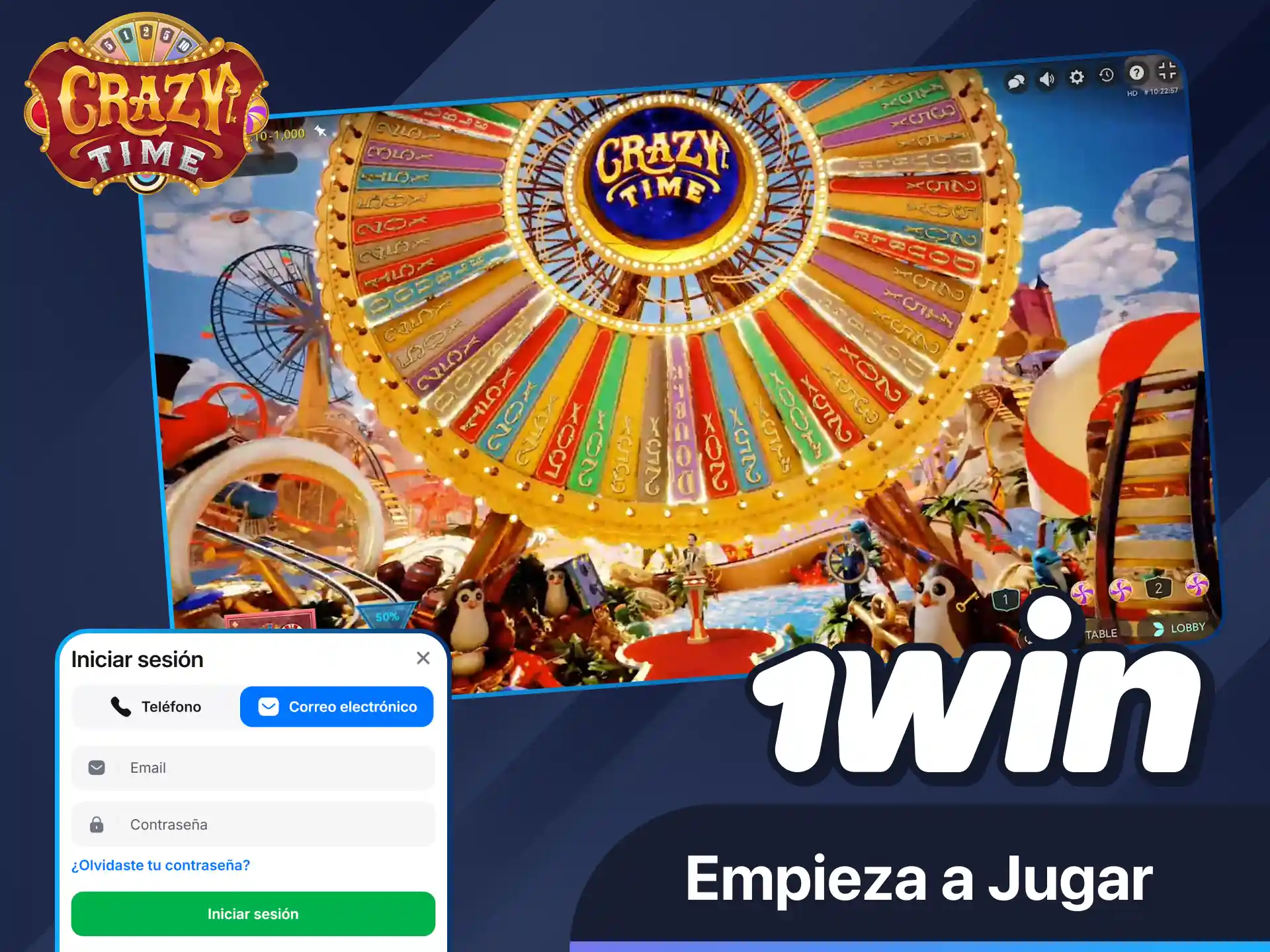 Empieza tu sesión de juego hoy mismo en el sitio web de 1win.