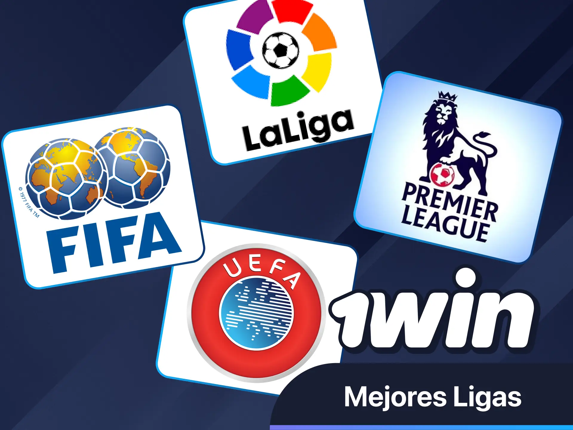 Apuesta en las mejores ligas de fútbol en 1win.