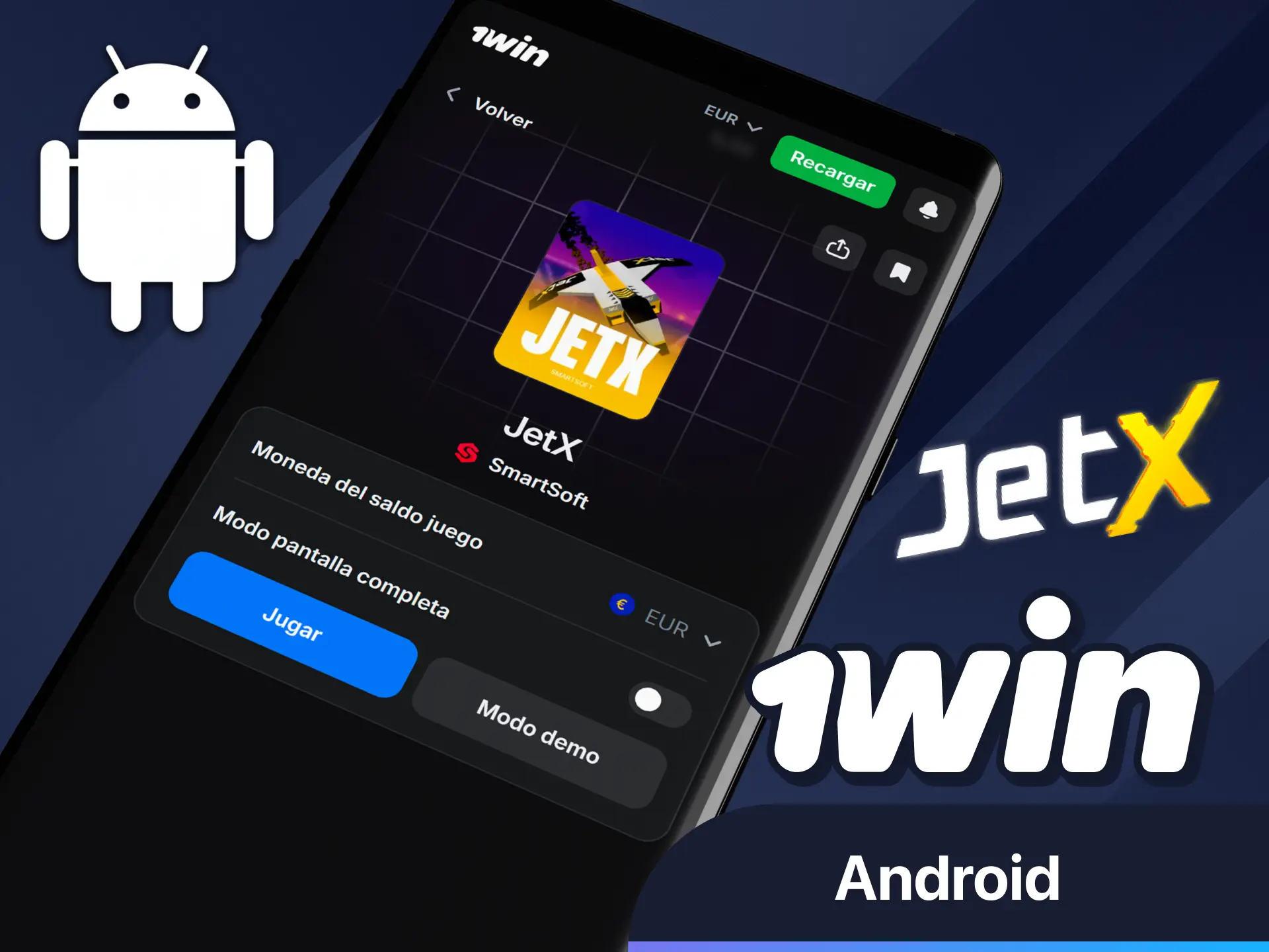 Obtén la aplicación para Android directamente desde el sitio web de 1win hoy mismo.