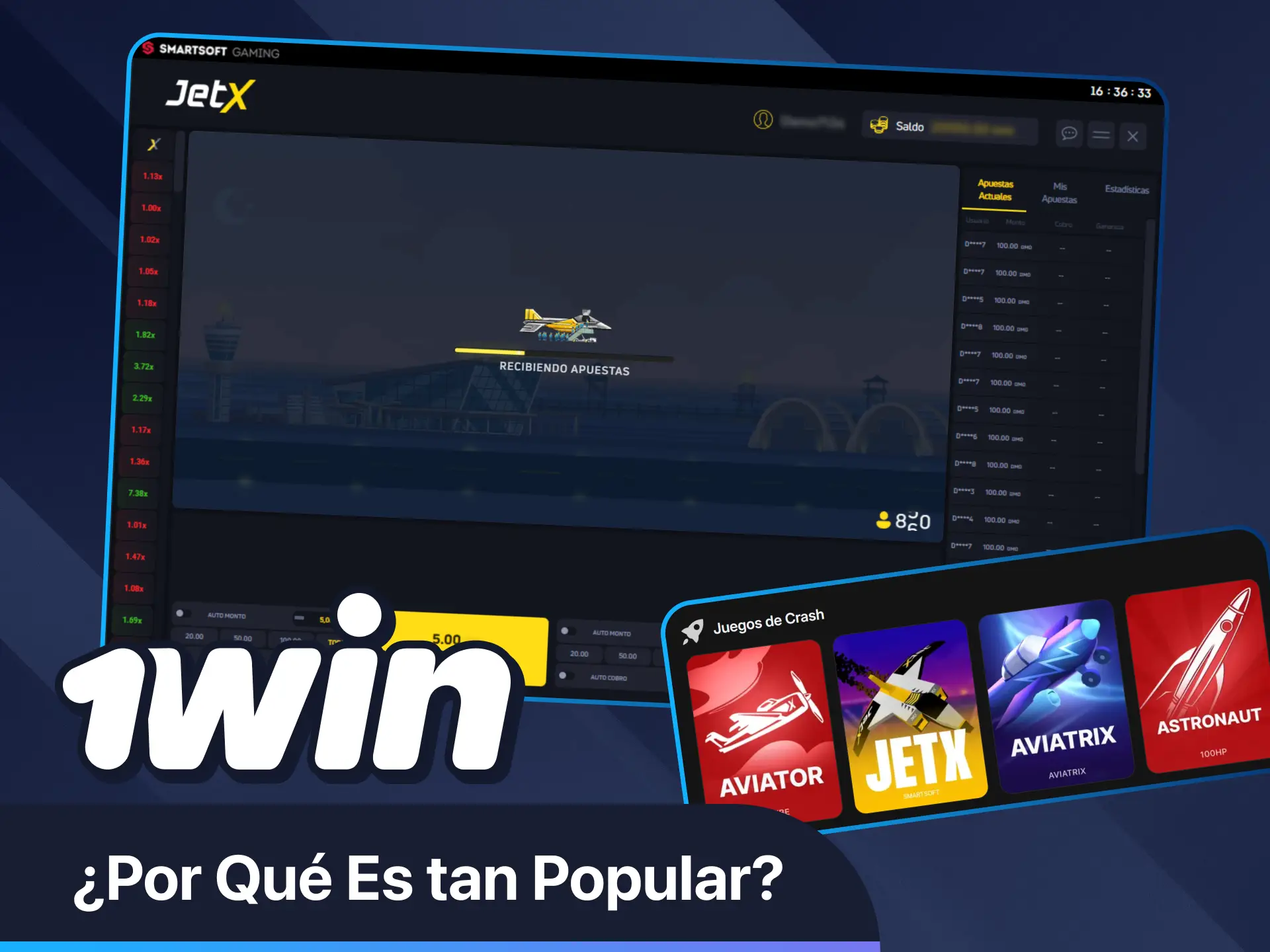 Descubre por qué a los jugadores les encanta Jet X en el sitio web oficial de 1win.