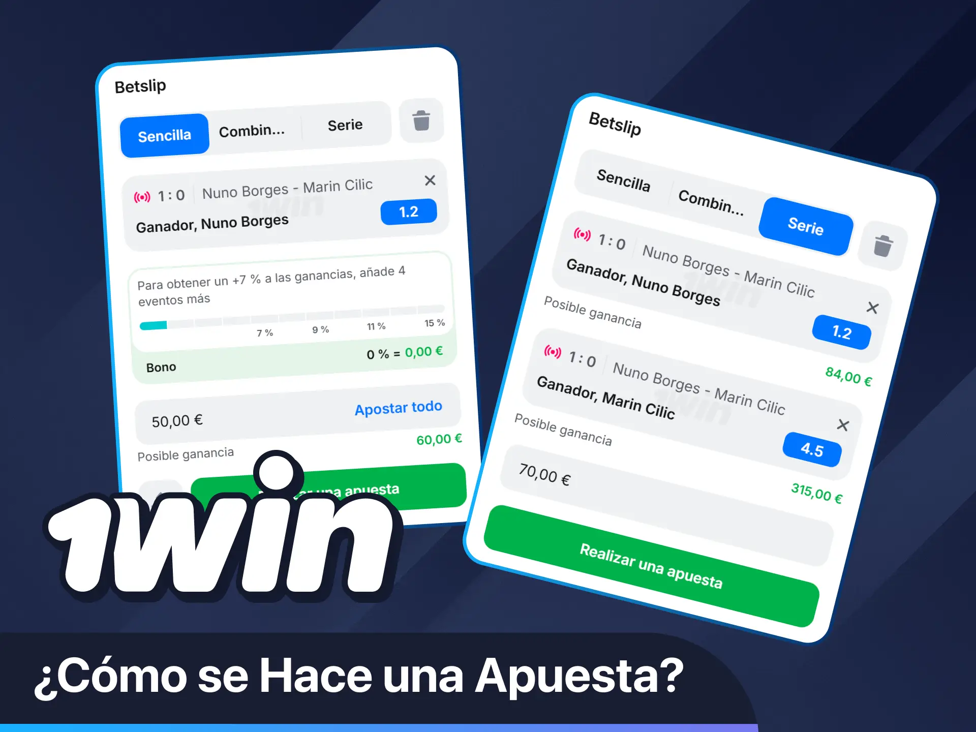 Descubre los pasos sencillos para apostar en 1win.