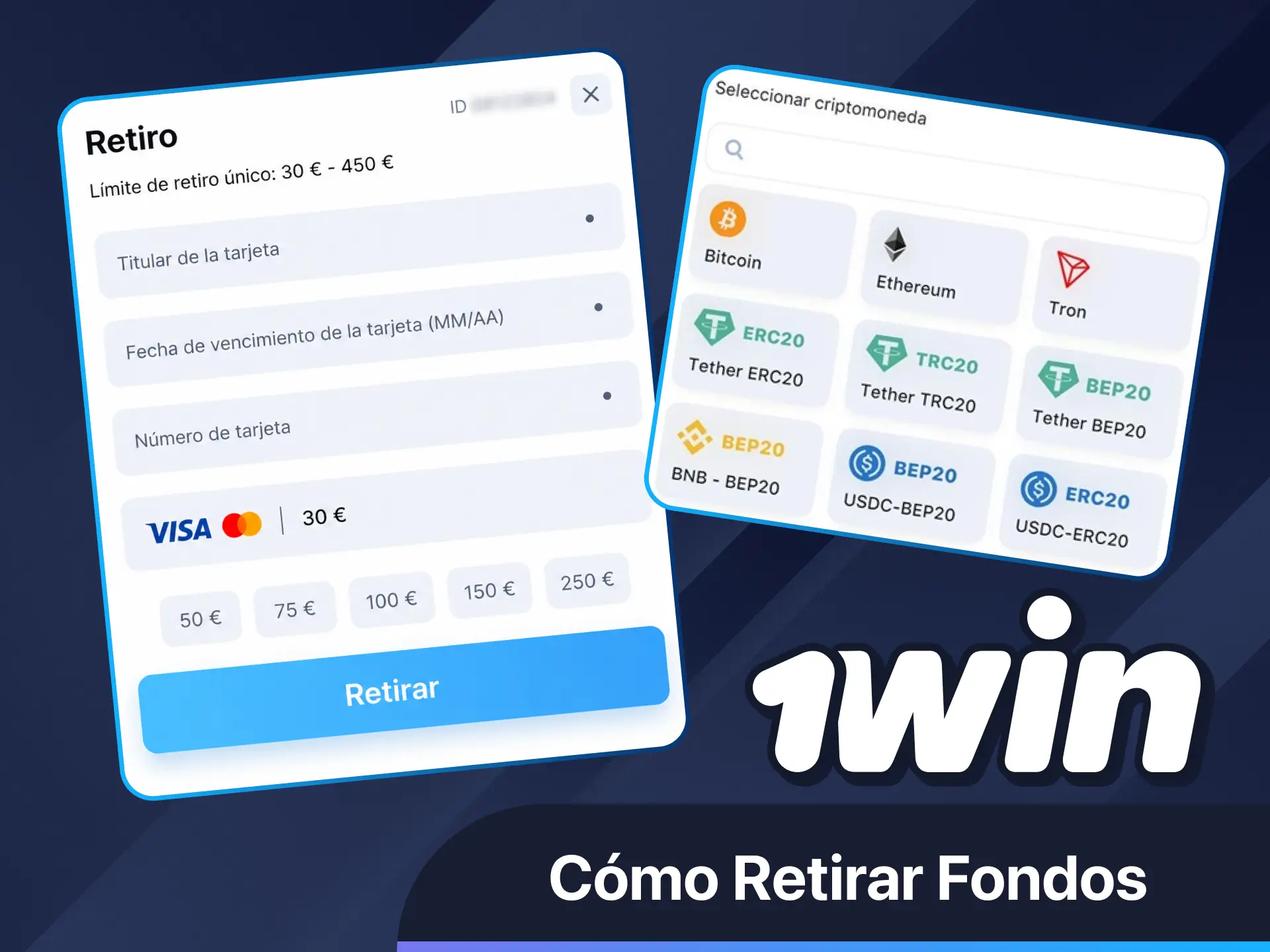 Descubre cómo retirar tus ganancias de 1win.