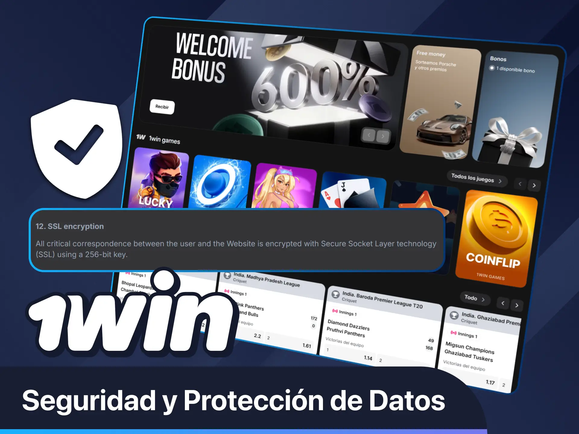 Lee cómo 1win protege tus datos y tu privacidad.