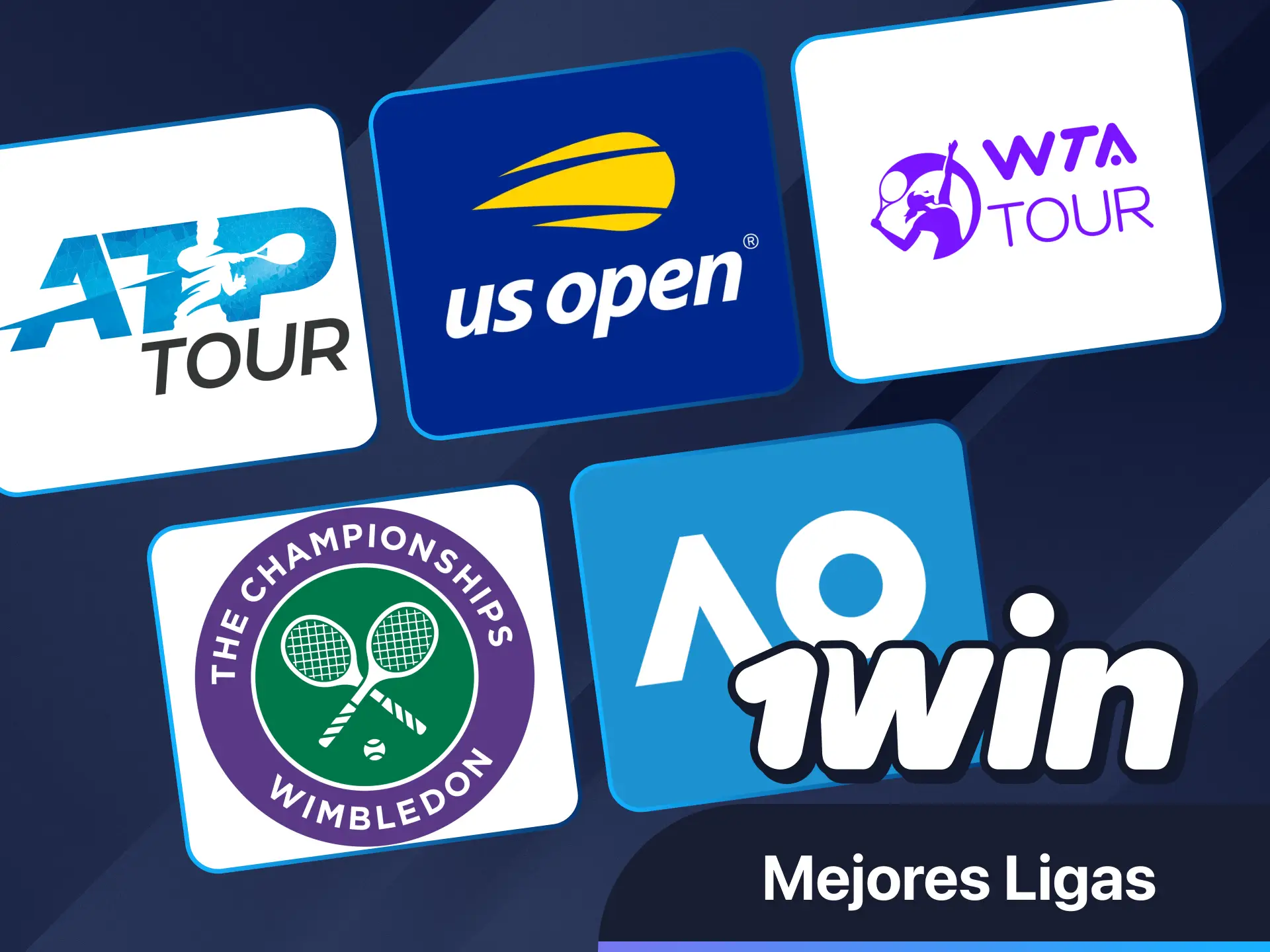 Apuesta en las mejores ligas de tenis en 1win.